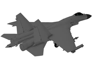 Sukhoi SU-35S Flanker-E 3D Model