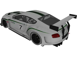 Bentley Continental GT3 3D Model