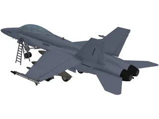 F-18D 3D Model