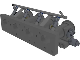 Custom ITB Manifold 3D Model