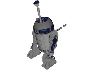 Star Wars R2D2 3D Model