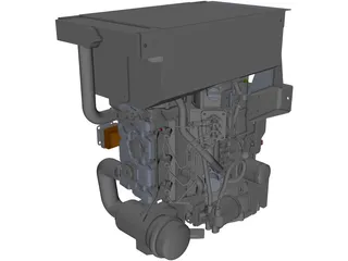 Perkins 403D-15 Engine 3D Model