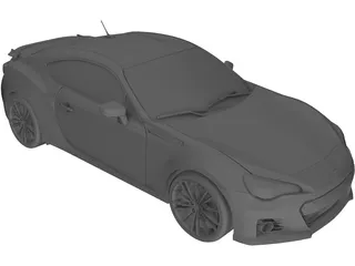 Subaru BRZ 3D Model