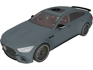 Mercedes-AMG GT63S (2019) 3D Model