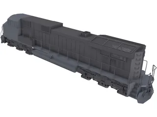 GE Dash 9 3D Model