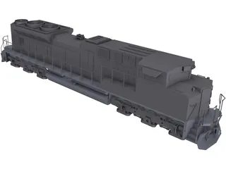 EMD SD70AC 3D Model