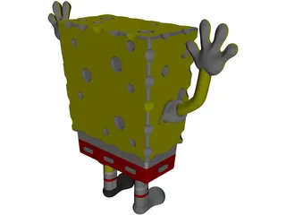 Sponge Bob 3D Model