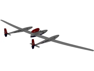 Virgin Atlantic GlobalFlyer 3D Model