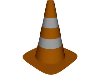 Traffic Cone 3D Model