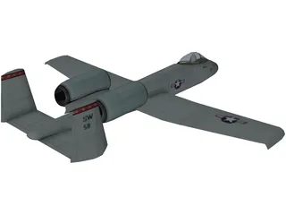 A-10 Thunderbolt II 3D Model