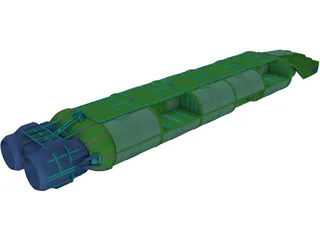 Cylon Tanker 3D Model