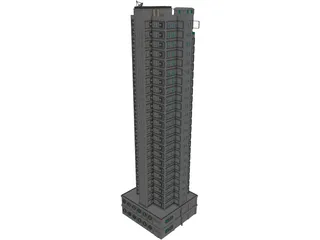 HK Residential Tower 3D Model