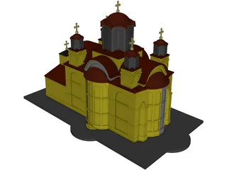 Ravanica Church 3D Model