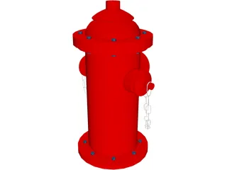 Fire Hydrant 3D Model