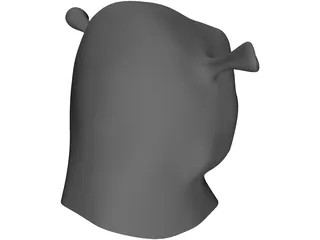 Shrek Head 3D Model