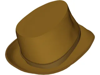 Fedora Hat 3D Model