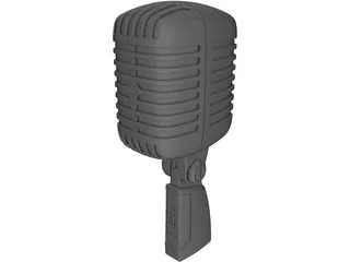 Radio Microphone 3D Model