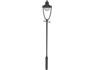 Street Lamp Edwardian 3D Model