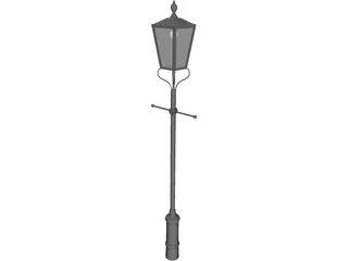 Street Lamp Victorian 3D Model