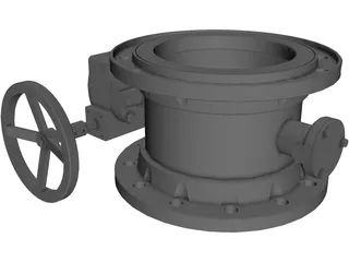 Wasser Valve 3D Model