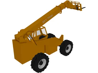 Forklift Skytrack All Terrain 3D Model