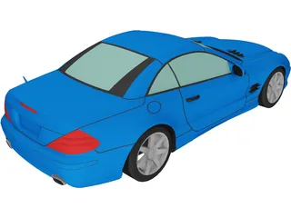 Mercedes-Benz SL500 3D Model