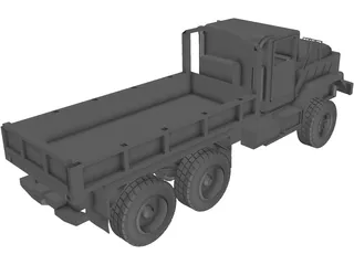 Military Transport Truck 3D Model