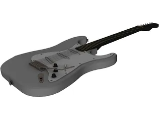 Fender Guitar 3D Model