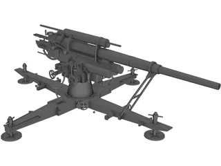 Flack 88 3D Model