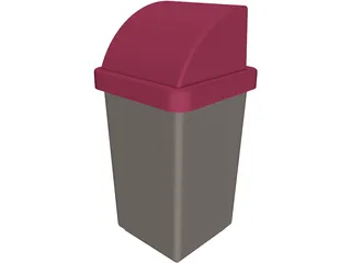 Rubbish Bin 3D Model