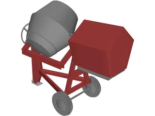 Portable Mixer 3D Model