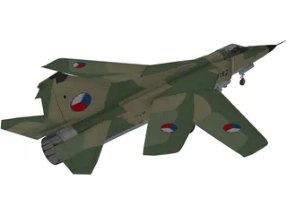 MiG-23 Flogger 3D Model