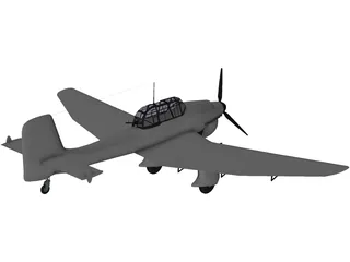 Junkers Ju 87 3D Model