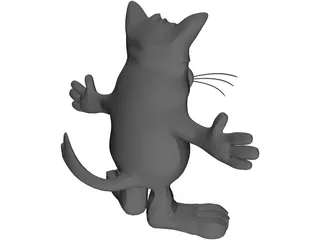 Cartoon Cat 3D Model