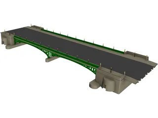 European Bridge 3D Model