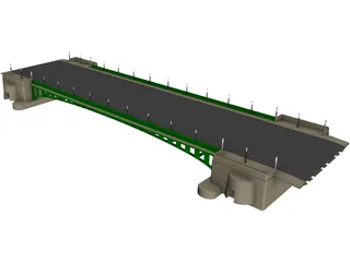 European Bridge 3D Model