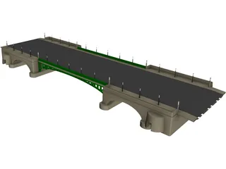 European Bridge 3D Model