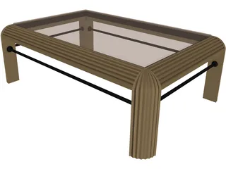 Table Rectangular 3D Model