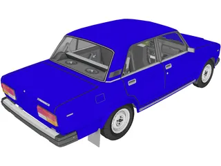 VAZ 2107 3D Model