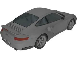 Porsche 911 996 Turbo 3D Model