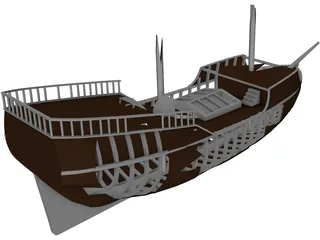 Shipwreck 3D Model