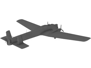 Armstrong Whitworth Whitley 3D Model