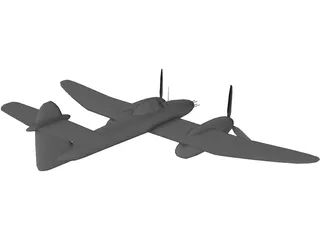 Westland Whirlwind  3D Model