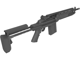 M14 EBR 3D Model