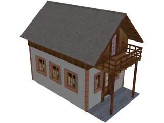 Weekender House 3D Model