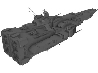 SDF-1 TV version 3D Model