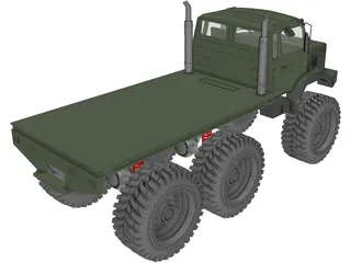 Military Truck 6x6 3D Model