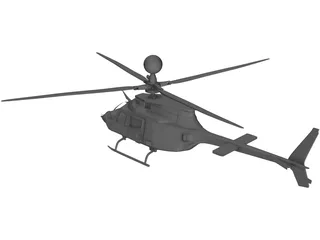 Bell OH-58 3D Model