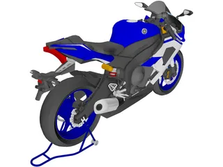 Yamaha YZF-R6 3D Model