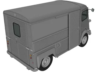 Citroen H Van (1980) 3D Model